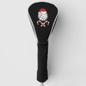 Kerstvolleybal Golfheadcover (Voorkant)