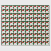 Kerstvolleyballen | DIY-naam Cadeaupapier (Vlak)