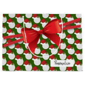 Kerstvolleybalpatroon - Groot Cadeauzakje (Voorkant)