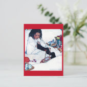 Kerstvoorbereiding, Jessie Willcox Smith Briefkaart (Staand voorkant)