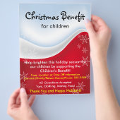 kerstvoordeel voor kinderen Flyer (Hand)