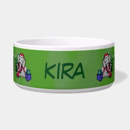 Kerstvoorouders met de naam Cute Pet Voerbakje