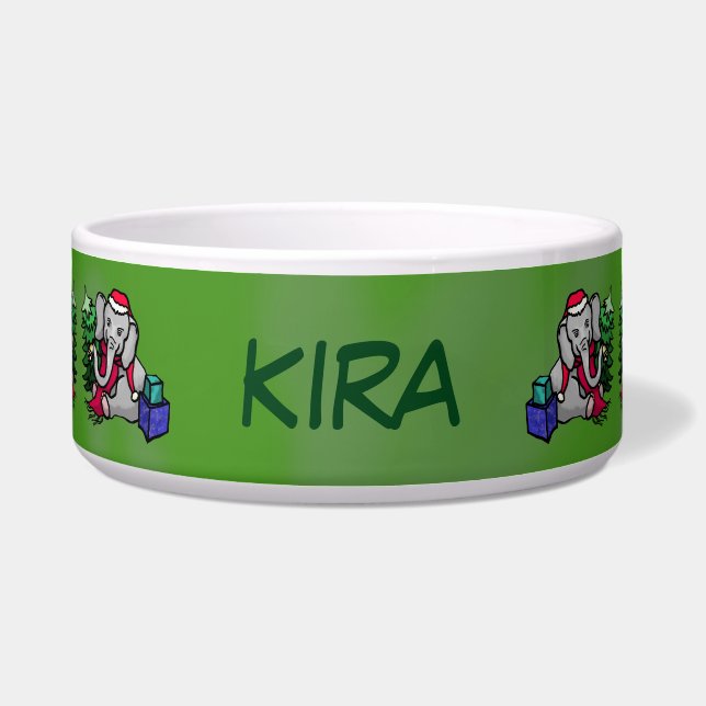 Kerstvoorouders met de naam Cute Pet Voerbakje (Voorkant)