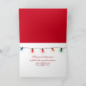 kerstvoorraad door vervanging feestdagen kaart (Binnen)