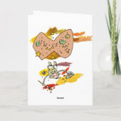 kerstvoorraad feestdagen kaart (Achterkant)