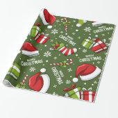 kerstvoorraad | kerstpapier cadeaupapier (Uitgerold)