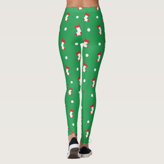 kerstvoorraad leggings (Achterkant)