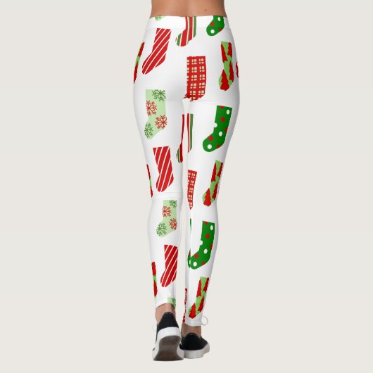 kerstvoorraad leggings (Achterkant)