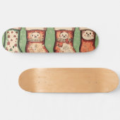 kerstvoorraad persoonlijk skateboard (Horizontaal)