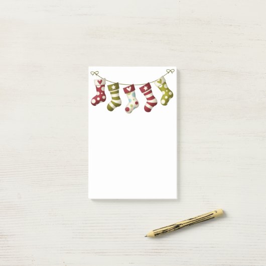 kerstvoorraad post-it® notes (Op bureau)