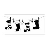 kerstvoorraad rubberstempel (Afrduk)