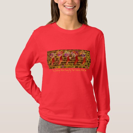 kerstvoorraad t-shirt (Voorkant)