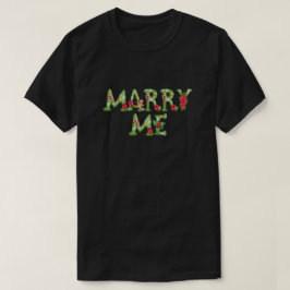 Kerstvoorstel Marry me T-shirt