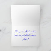 Kerstvorst glückliches neues Jahr I Feestdagen Kaart (Binnen)