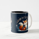Kerstvos Charme Mok (Voorkant rechts)