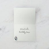 Kerstvos kaart (Binnen)