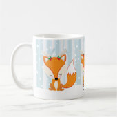 Kerstvos met rendiergewei koffiemok (Links)