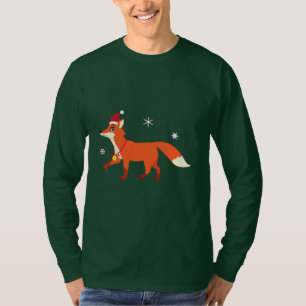 kerstvos met Santa Hat en Snowflakes T-shirt