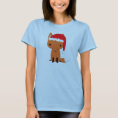 kerstvos t-shirt (Voorkant)