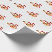 kerstvossen cadeaupapier (Hoek)