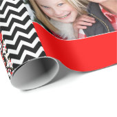 Kerstvraag 5 Big Family-foto's Aangepast Cadeaupapier (Rol Hoek)