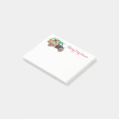 Kerstvrachtbrief na de invoering post-it® notes (Schuin)