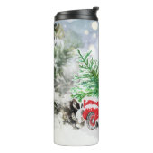  kerstvrachtwagen met een boomsneeuw thermosbeker (Gedraaid links)