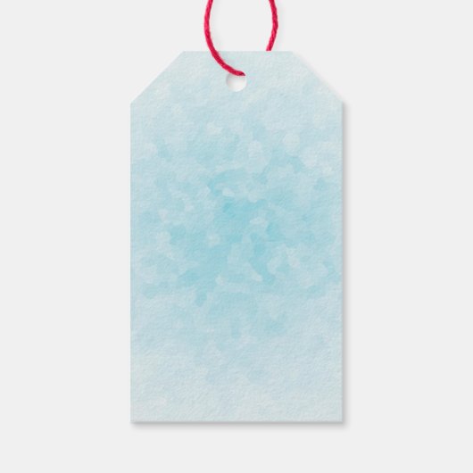 Kerstvrachtwagens met bomen en dieren cadeaulabel (Achterkant)