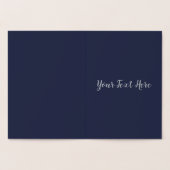 Kerstvrede Evergreen Trees Folie Kaarten (Binnen)