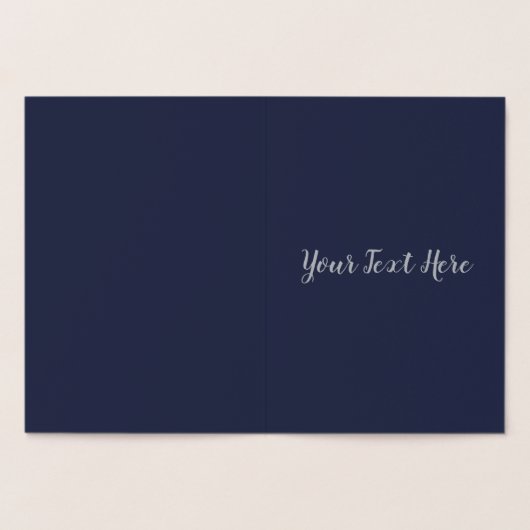 Kerstvrede Evergreen Trees Folie Kaarten (Binnen)