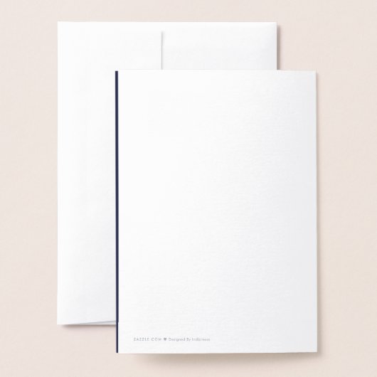 Kerstvrede Evergreen Trees Folie Kaarten (Met envelop)