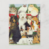 Kerstvrede Feestdagenkaart (Voorkant)