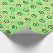 Kerstvrede harten Wreath Cadeaupapier (Hoek)