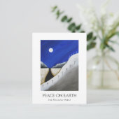 Kerstvrede in het zuidwesten van de Aarde Feestdagenkaart (Staand voorkant)