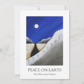 Kerstvrede in het zuidwesten van de Aarde Feestdagenkaart (Voorkant)
