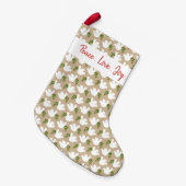 Kerstvrede Liefde Joy Dove Faith Olive Branch Kleine Kerstsok (Voorkant (Hangend))