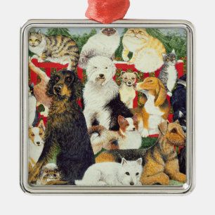 Kerstvrede Metalen Ornament