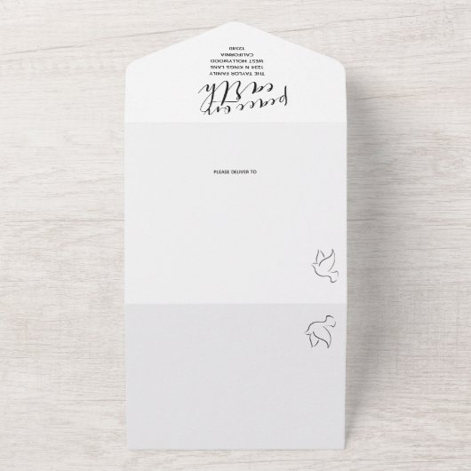 Kerstvrede op Aarde - Aangepaste feestdag - Kaart (Buitenkant)