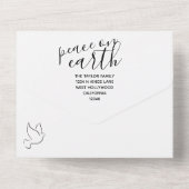 Kerstvrede op Aarde - Aangepaste feestdag - Kaart (Achterkant)