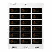 Kerstvrede op aarde etiket (Full Sheet)