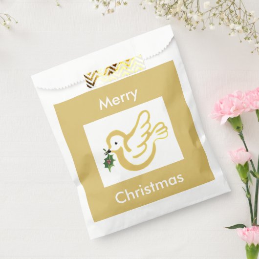 kerstvrededove met heilige bedankzakje (Gezegeld)