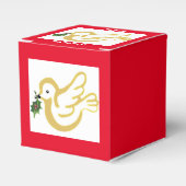 kerstvrededoven bedankdoosjes (Voorkant Zijde)