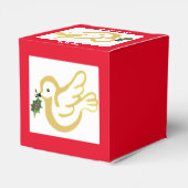 kerstvrededoven bedankdoosjes (Achterkant)