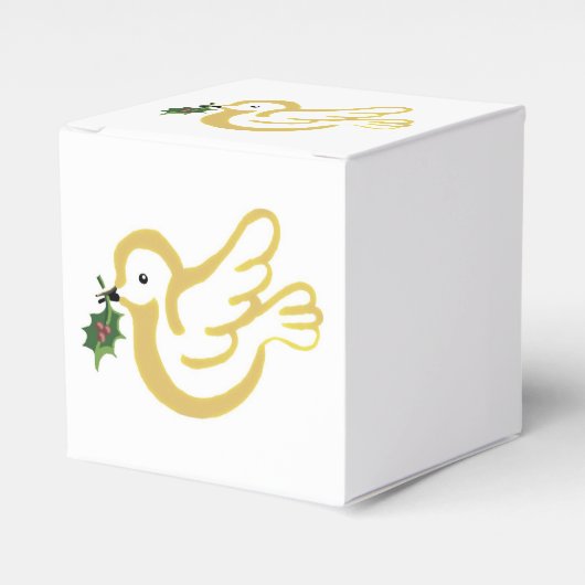 kerstvrededoven bedankdoosjes (Voorkant Zijde)