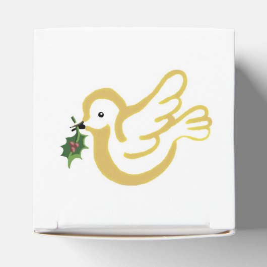 kerstvrededoven bedankdoosjes (Bovenkant)