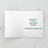 kerstvredes-Wenskaart Feestdagen Kaart (Binnen)