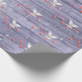 kerstvredesduif cadeaupapier (Hoek)