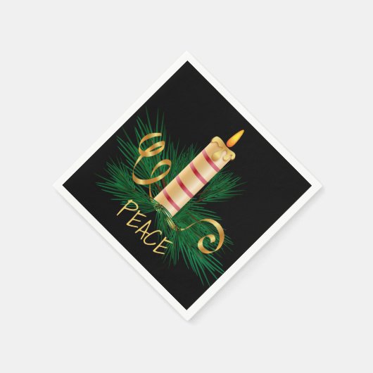 kerstvredeskaarde servet (Hoek)