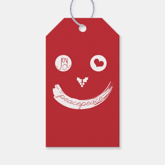 Kerstvredesliefde feestdag cadeau Label Cadeaulabel (Voorkant)