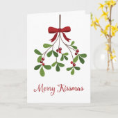 Kerstvreugde aan de wereld Waterverf typografie Kaart (Gele Bloem)